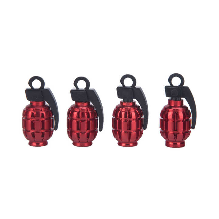 Airtight Seal Red Color Car Tire Valve for Cars Trucks