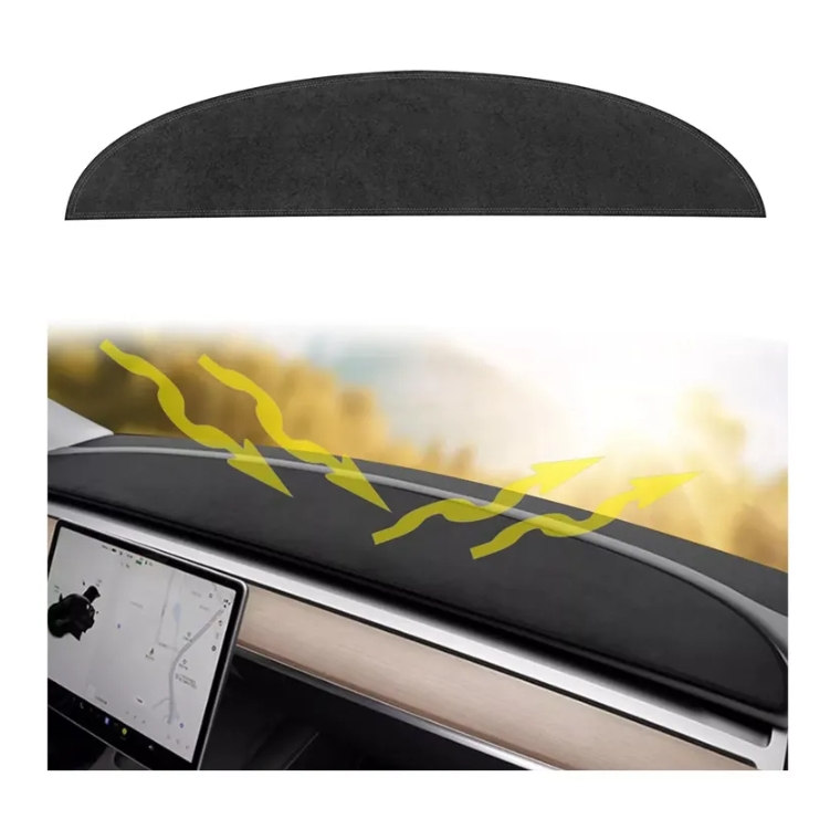 Dashboard Cover for Tesla Model 3/Y Flannel Dashboard Pad Dash Mat Accessories