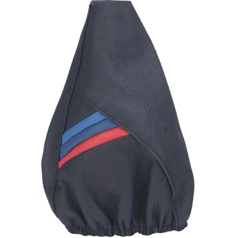 Universal Shift Knob Shifter Genuine leather Boot Dust Cover Black-1