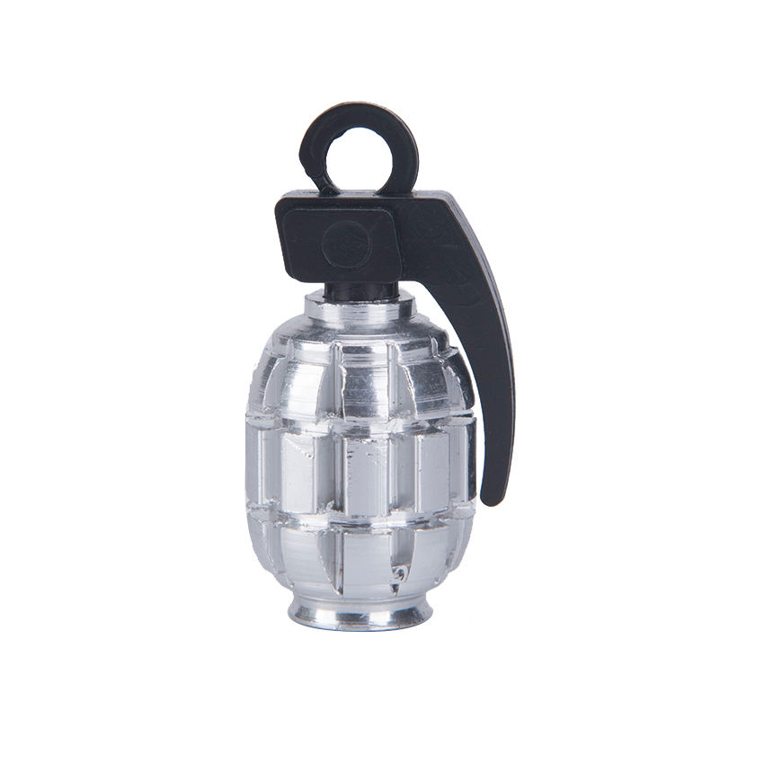 Black Motorbike Car Accessories Valve Caps